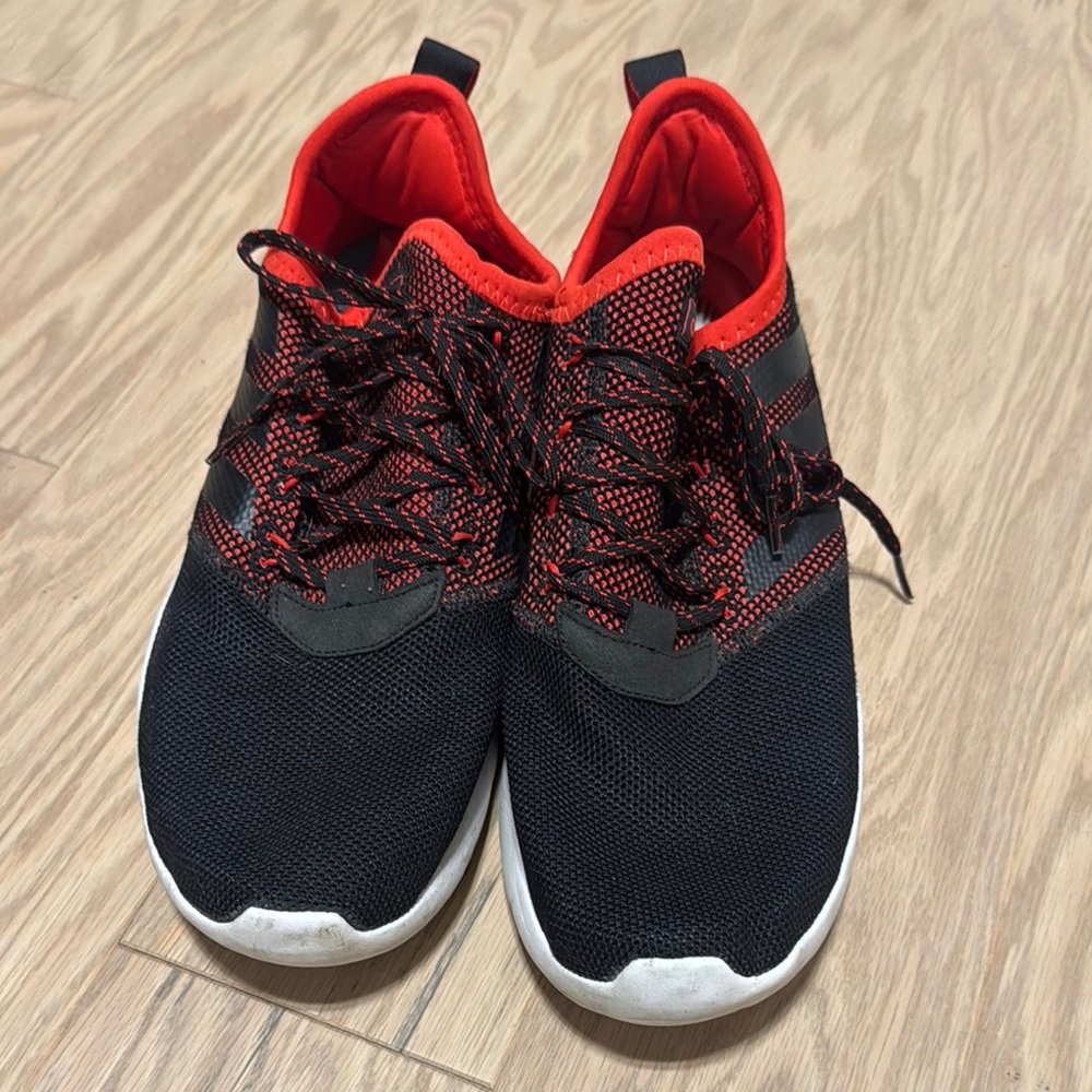 Black and Red Athletic Shoes